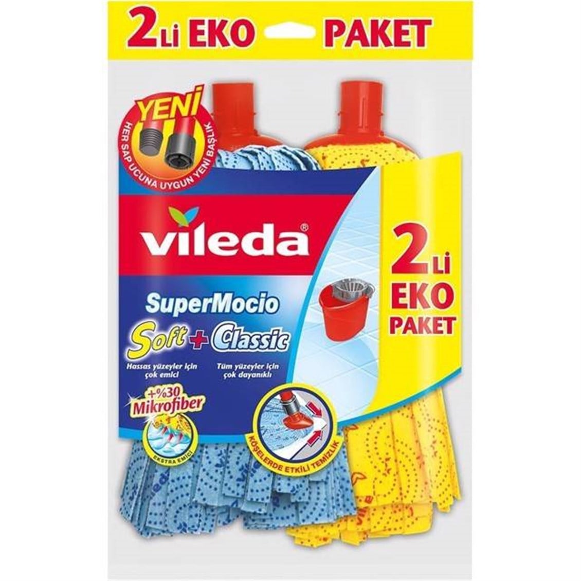 Vileda Super Paspas 2'li Eko Paket