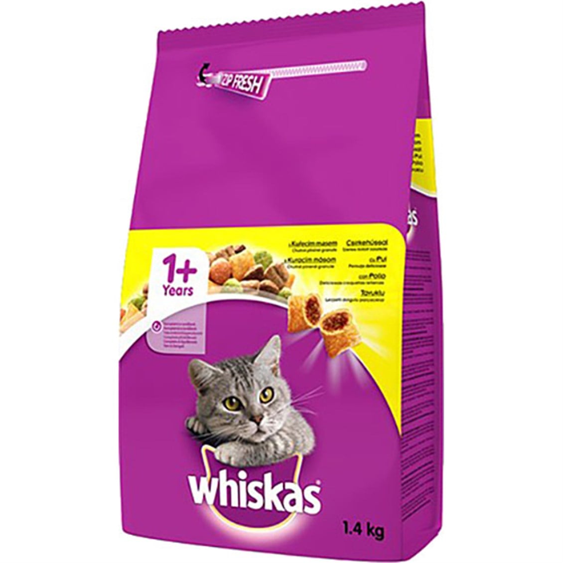 Whiskas Erişkin Kuru Tavuk Sebze 1.4 Kg