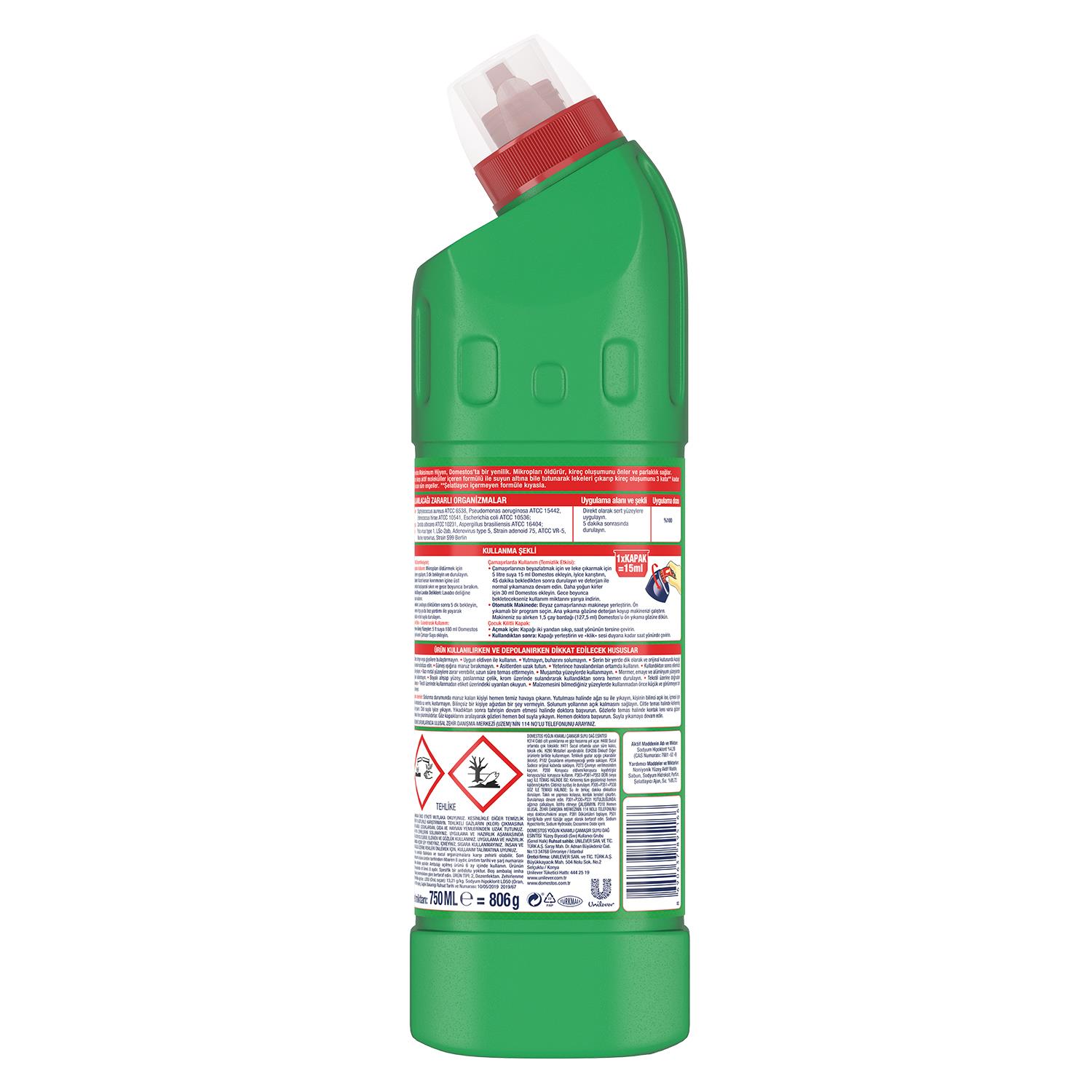 Domestos Dağ Esintisi Çamasır Suyu 750 Ml