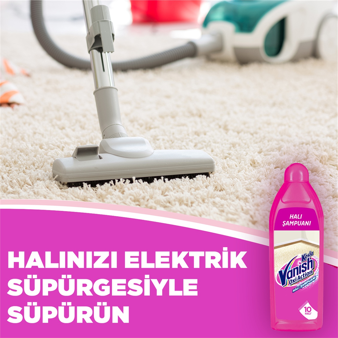 Vanish Kosla Halı Şampuanı - Makine 850 ml