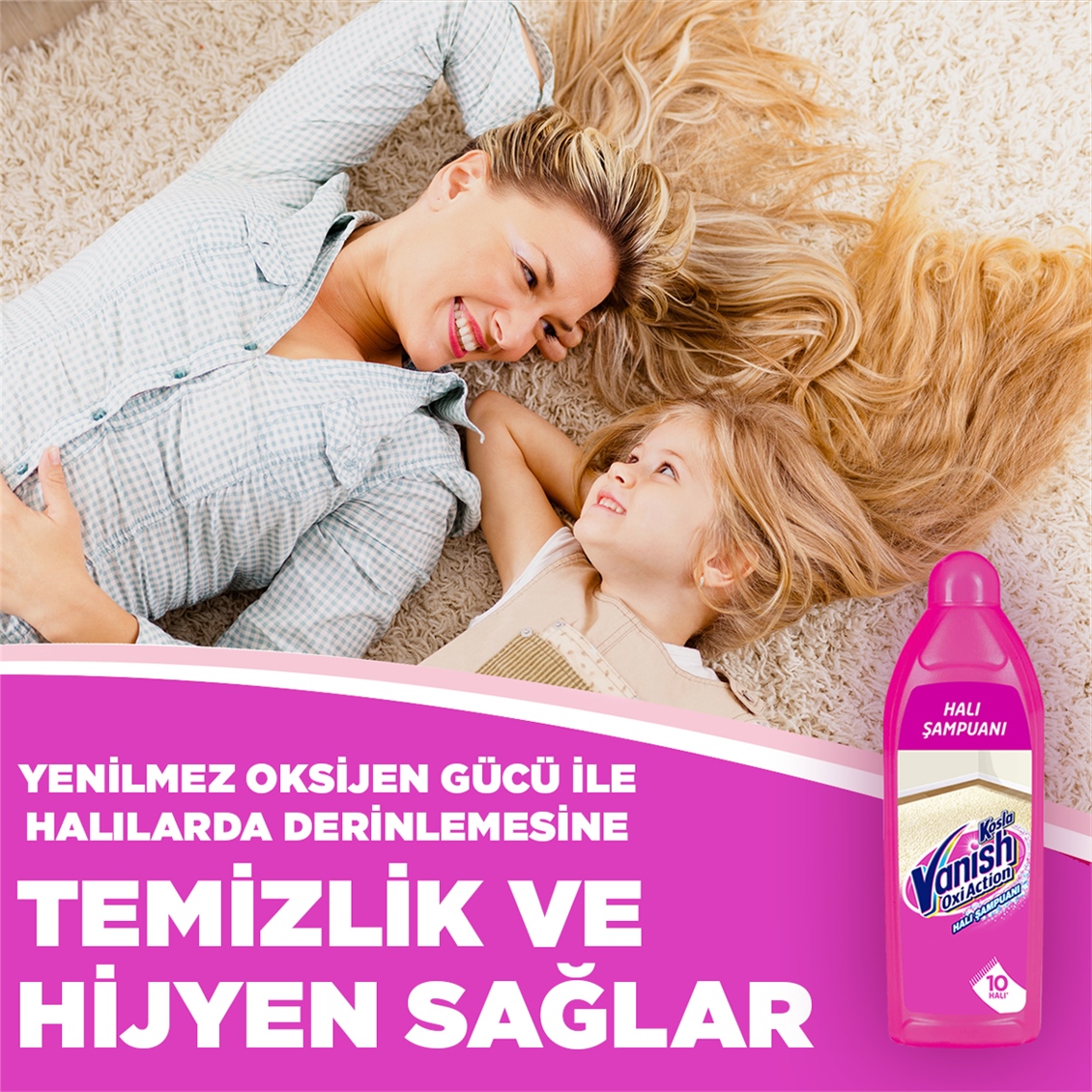 Vanish Kosla Halı Şampuanı - Makine 850 ml