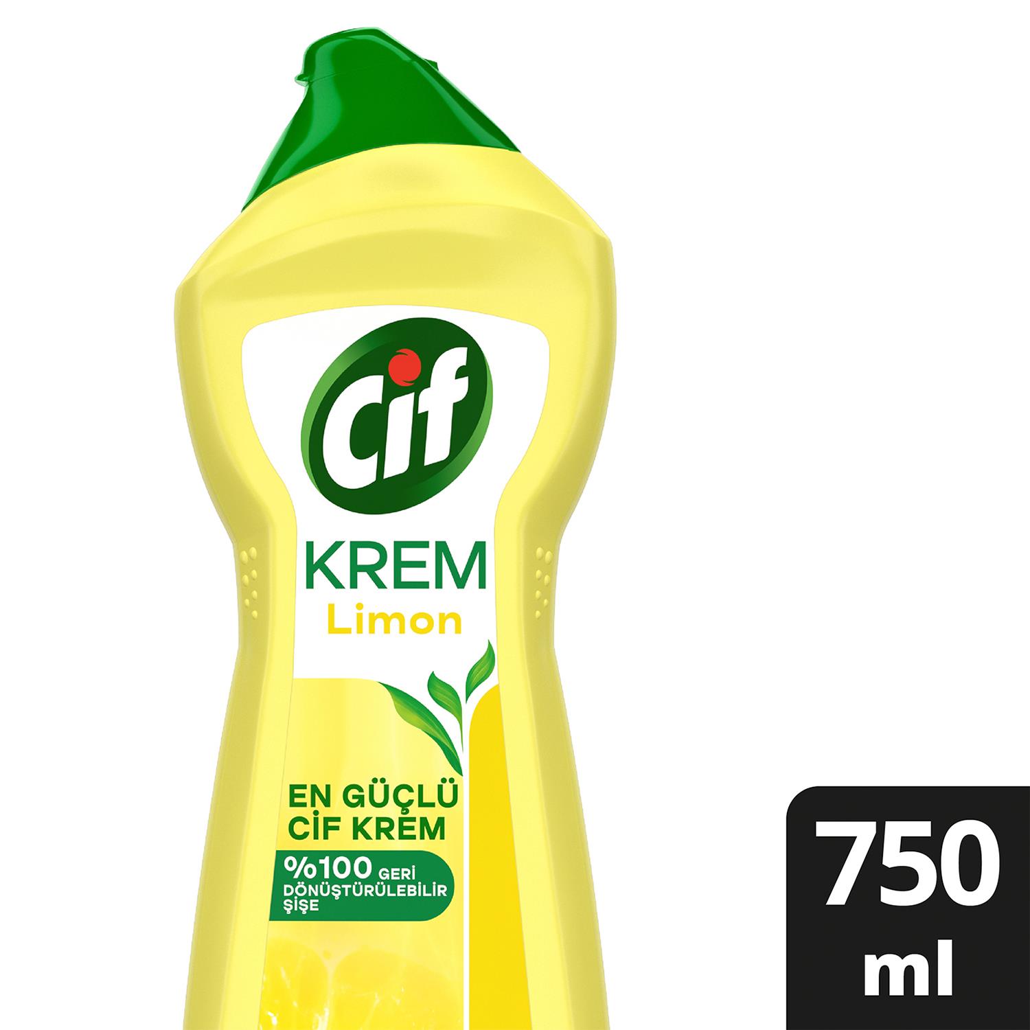 Cif Krem Yüzey Temizleyici 750  ml limon