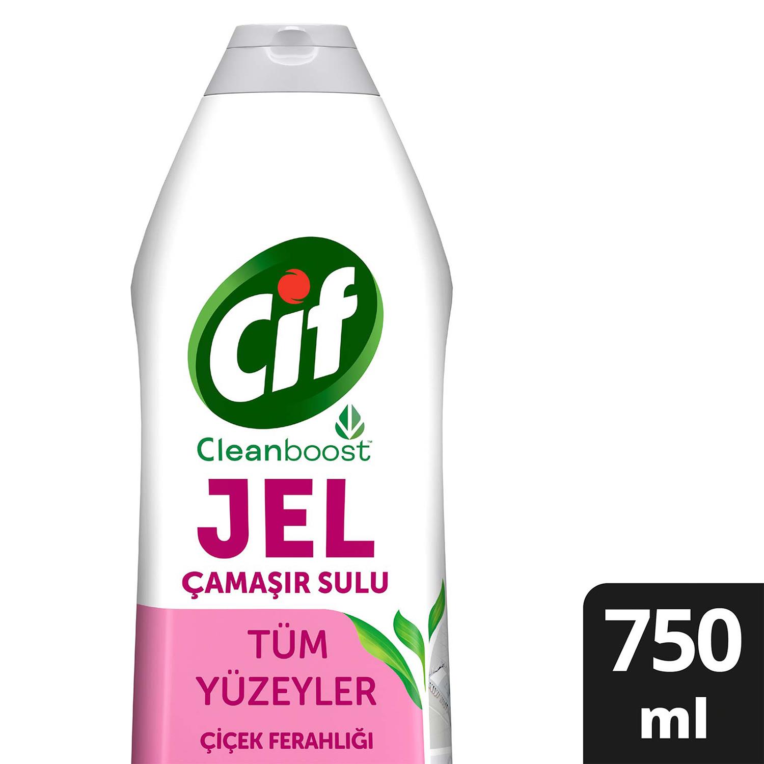 Cif Tüm Yüzeyler Çiçek Ferahlığı Jel Yüzey Temizleyici 750  ml