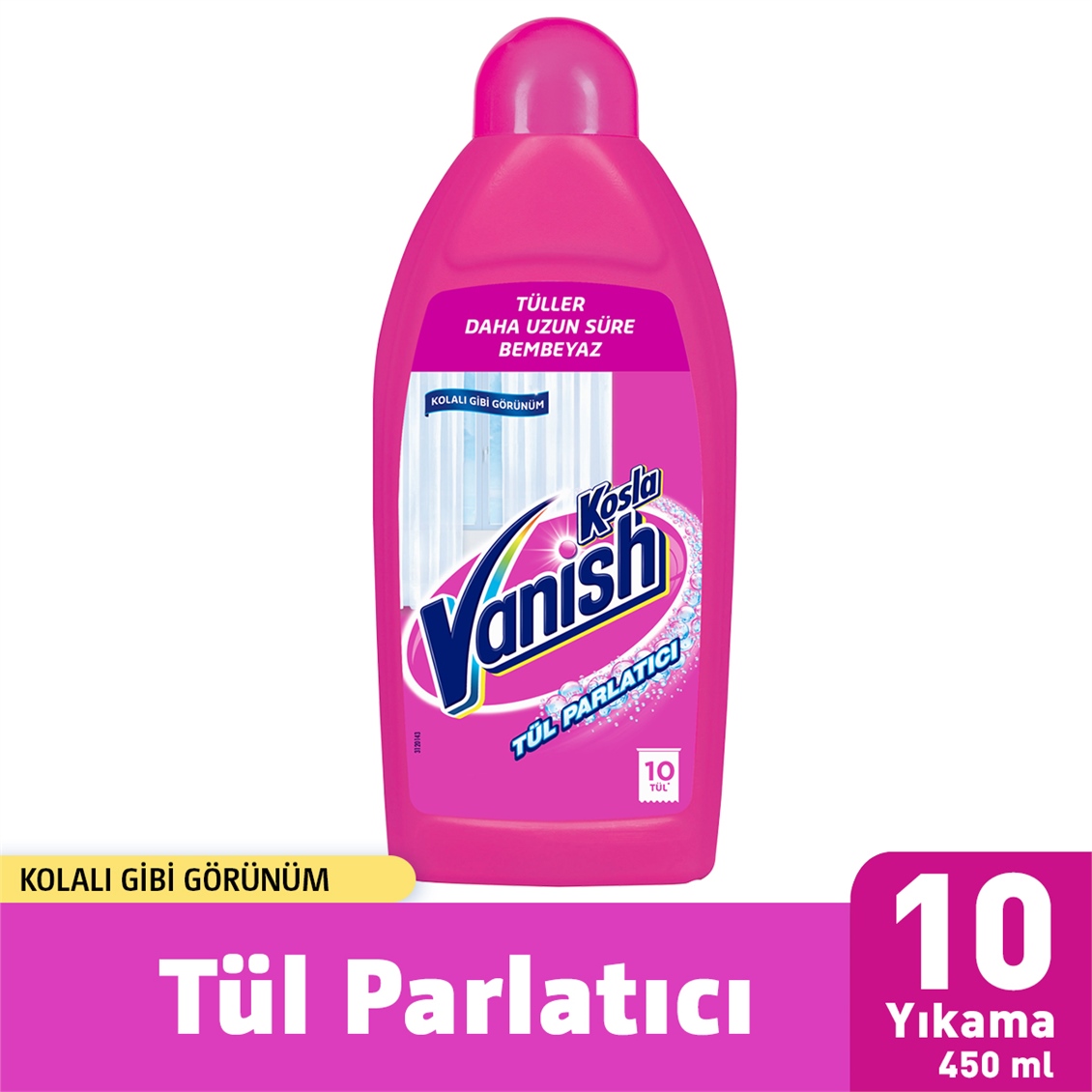 Vanish Tül Temizleyici 2'li Paket (Toz 450g+ Parlatıcı 450 ml)