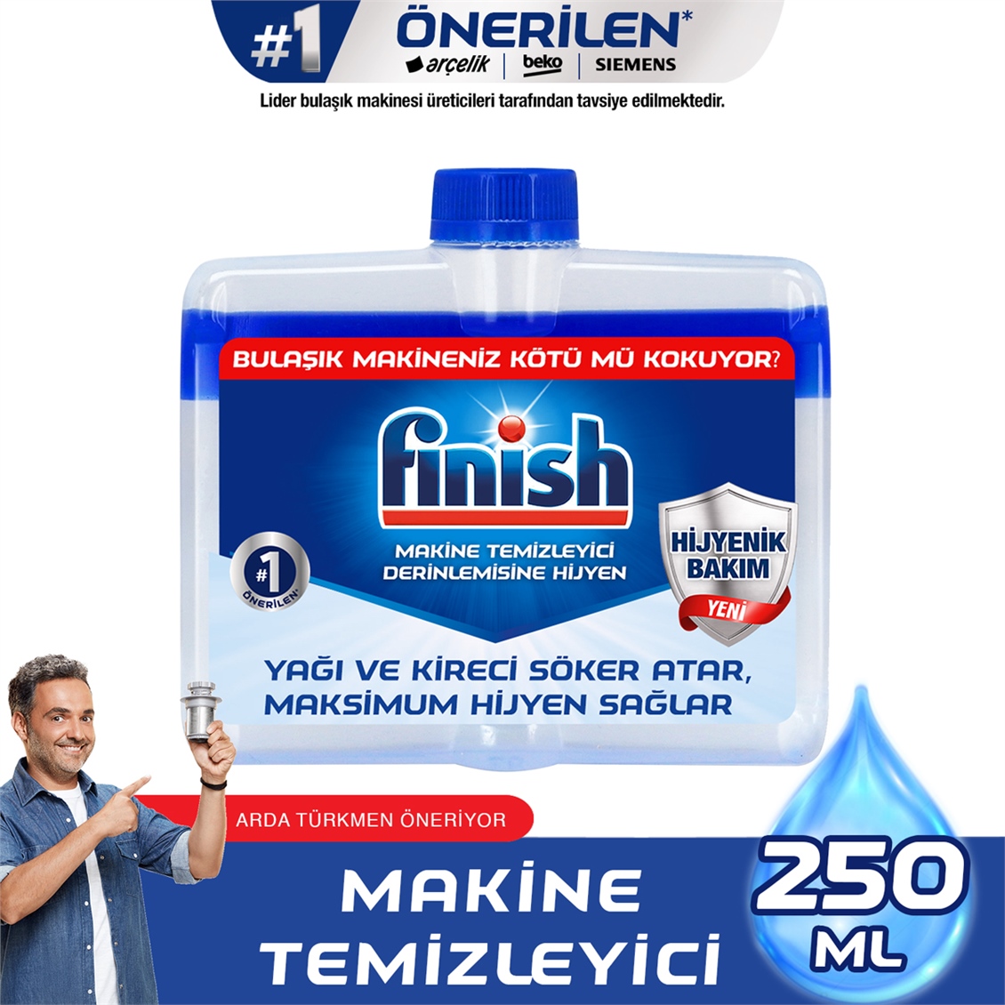Finish Tuz 550 gr+Makina Temizleyici+Parlatıcı 400 gr