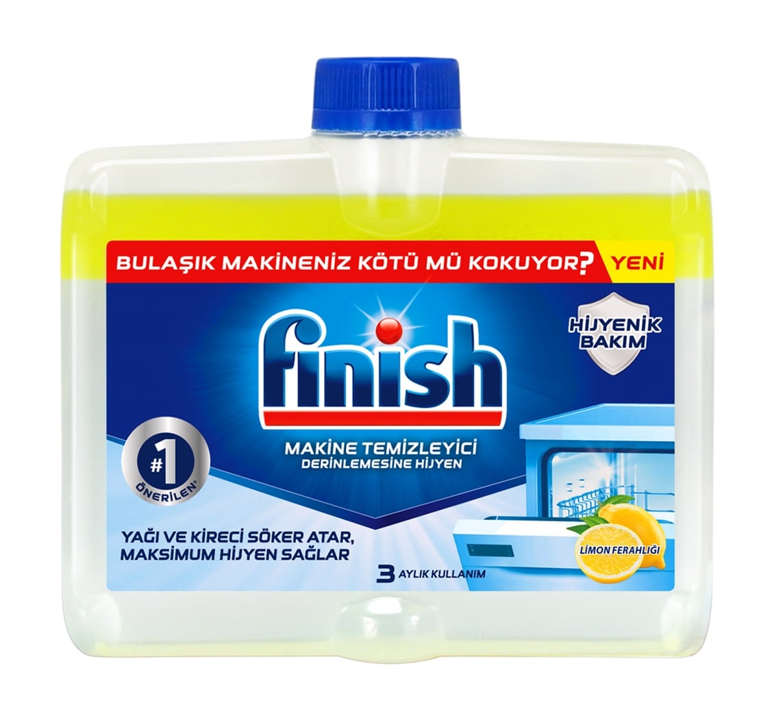 Finish Bulaşık Makinesi temizleyici Limon 250  ml