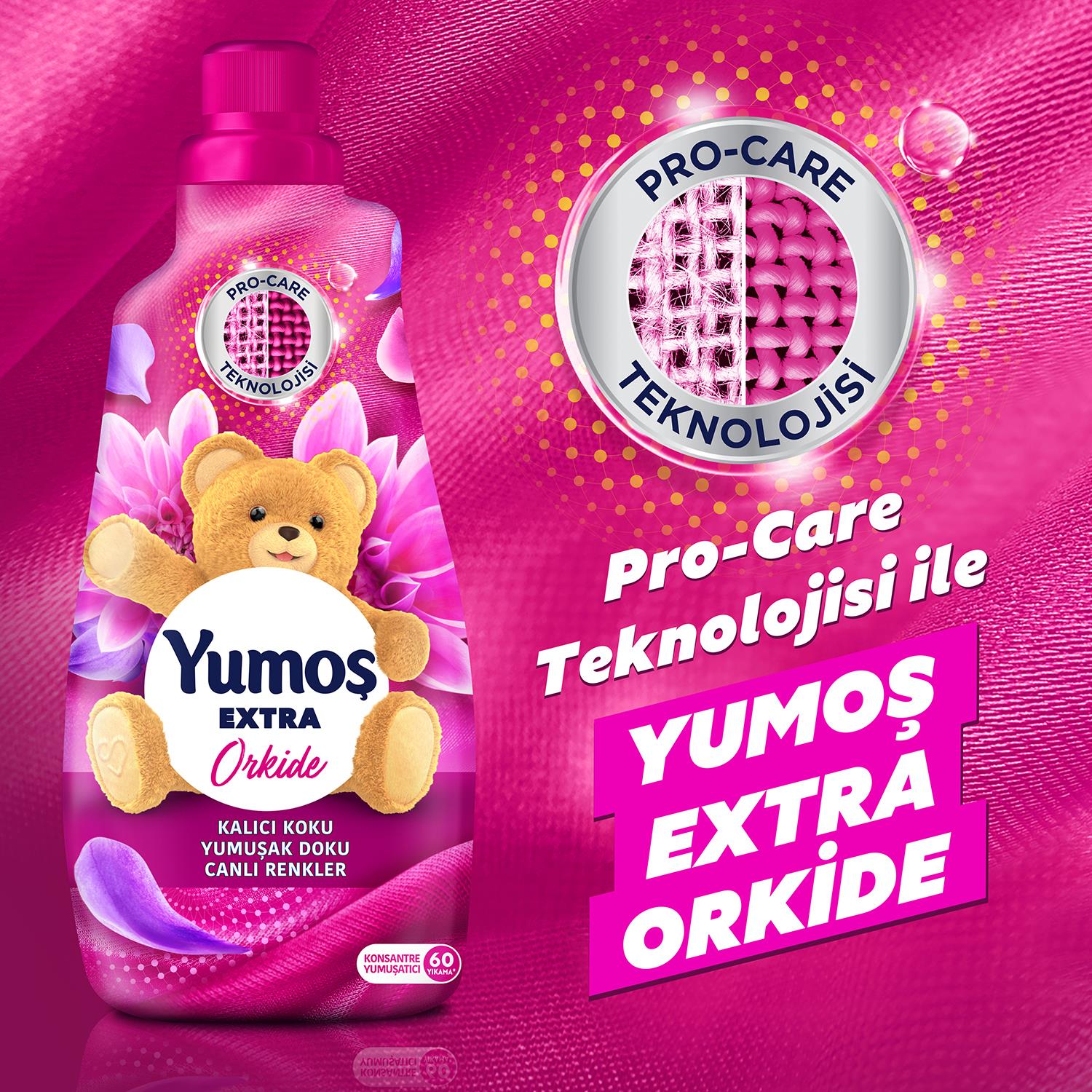 Yumos Extra Yumuşatıcı Yabani Orkide 1440 ml