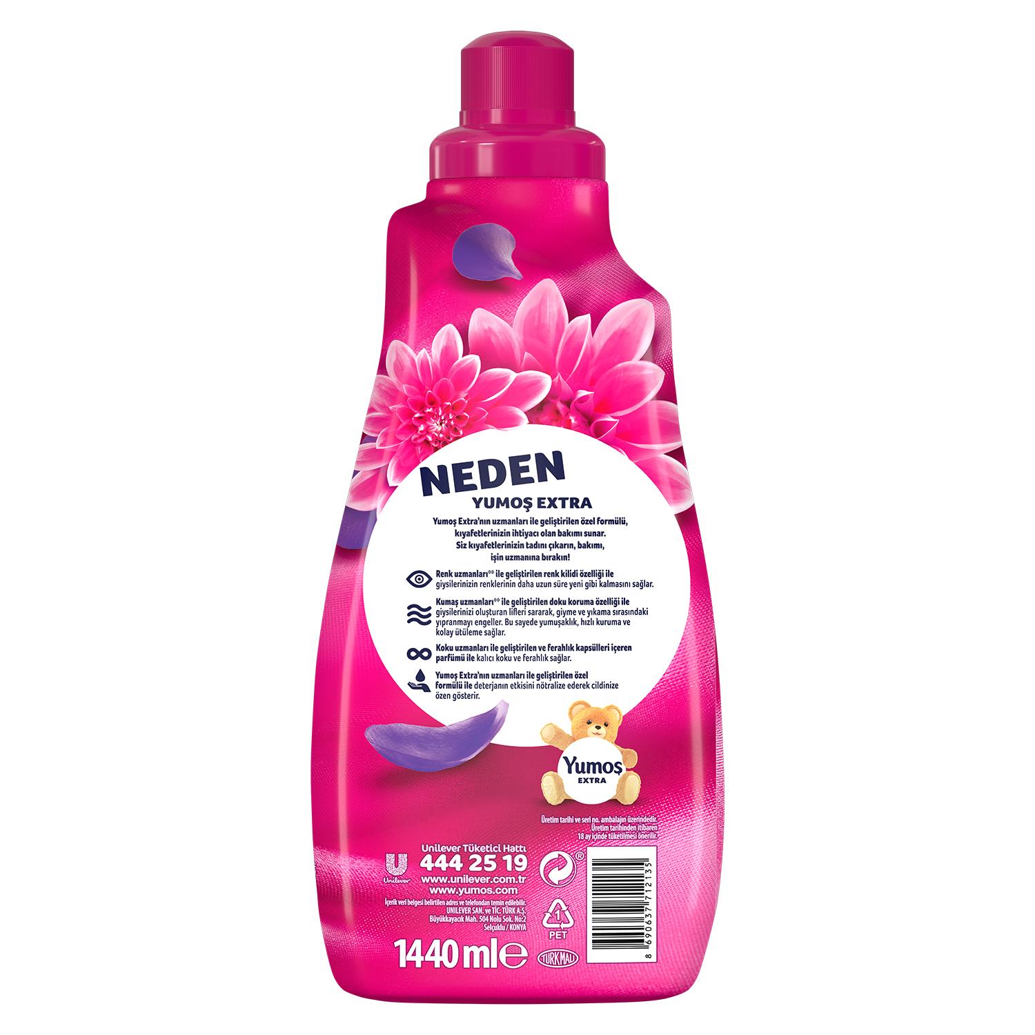 Yumos Extra Yumuşatıcı Yabani Orkide 1440 ml