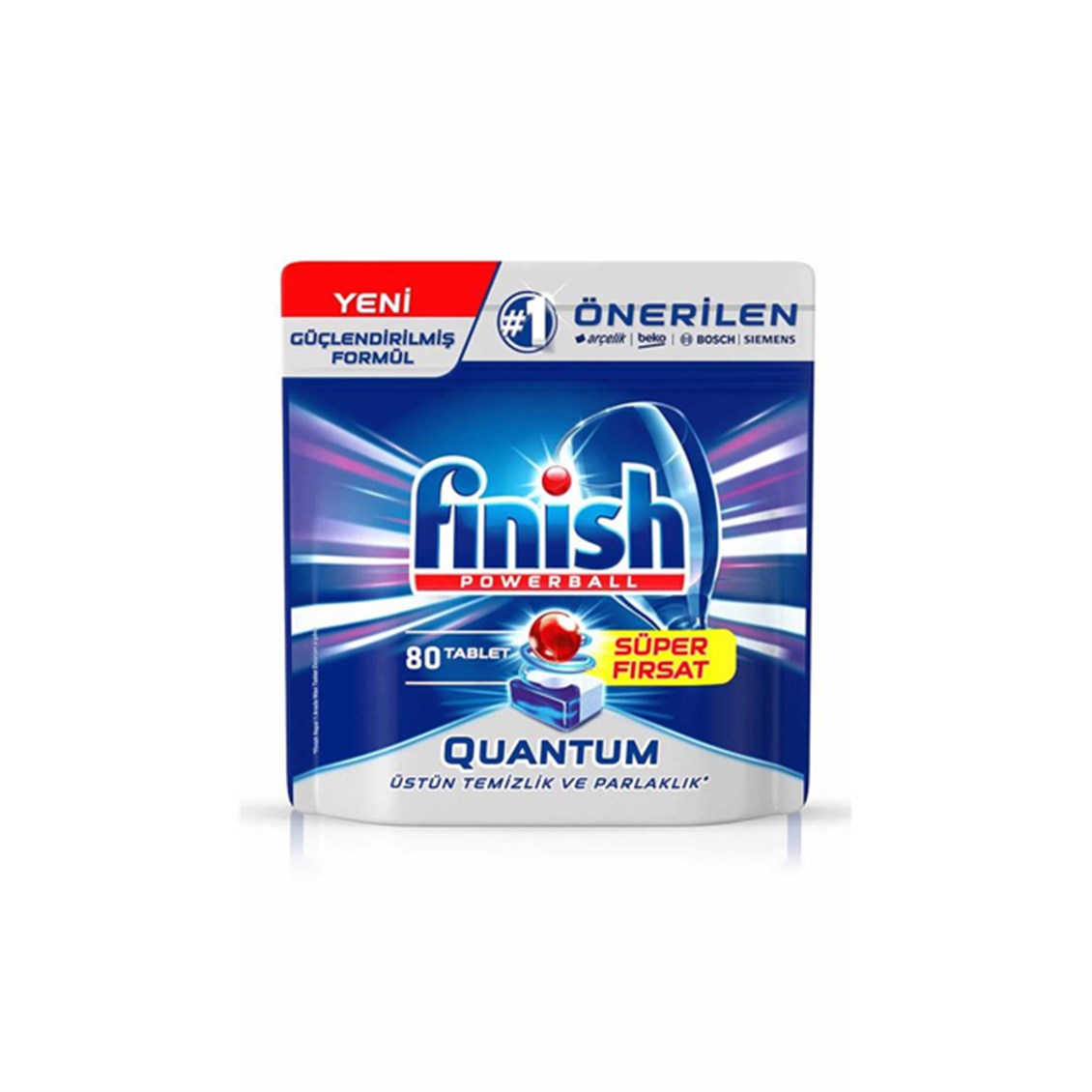 Finish Quantum Bulaşık Makinası Tablet 80'li