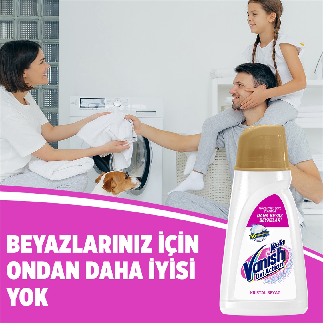 Vanish Kosla Oxi Action gold Kristal Beyaz 1000 ml