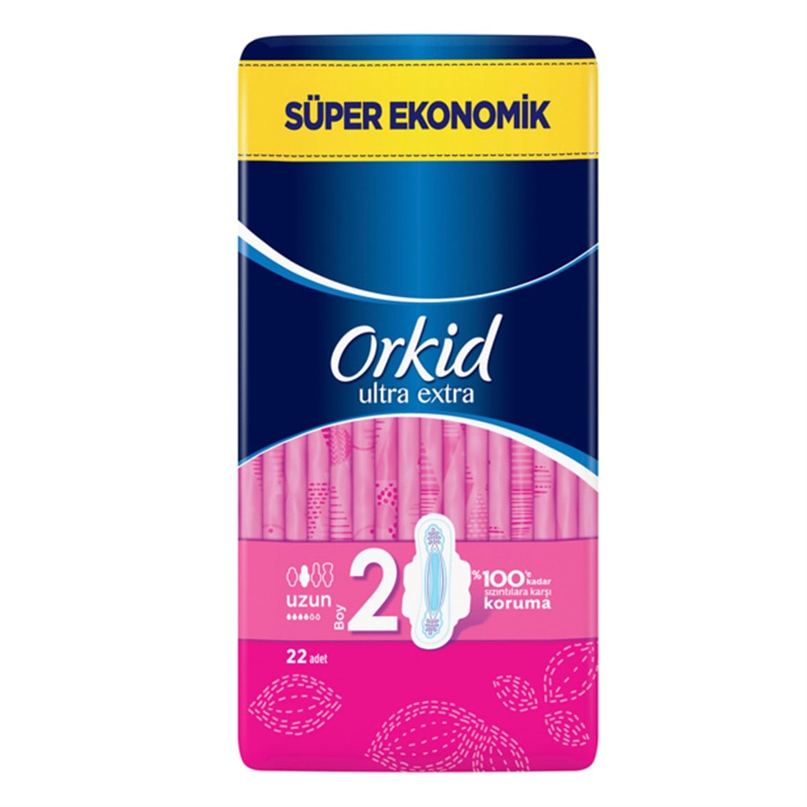 Orkid Ultra Extra Uzun 22'li Hijyenik Ped