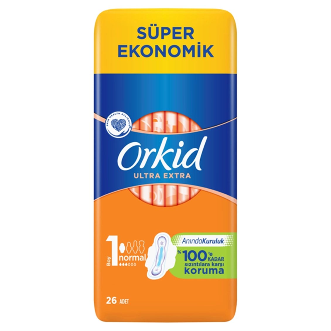 Orkid Ultra Extra Süper Ekonomik Normal 26 'lı Ped