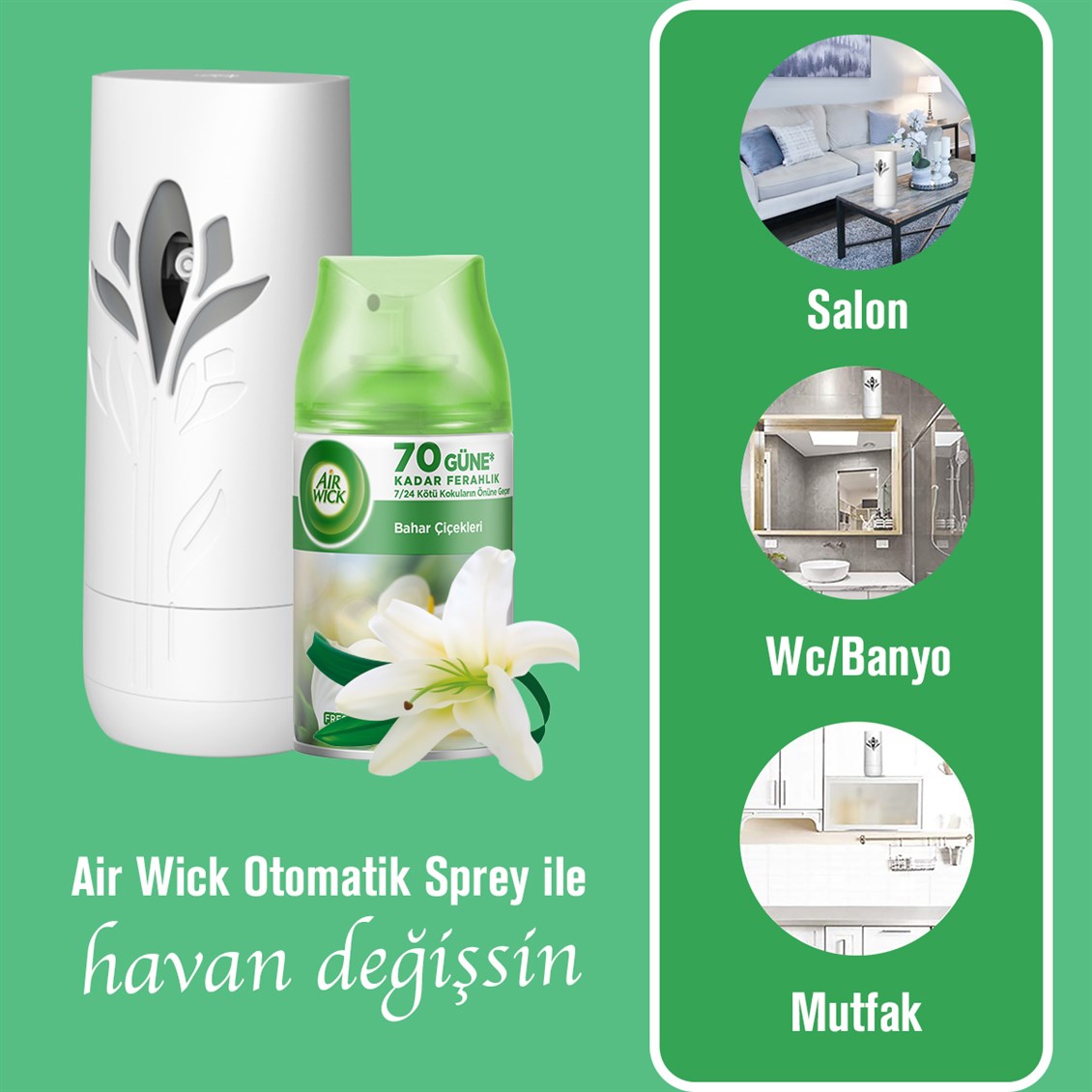 Airwick Freshmatik Kit Bahar Çiçekleri