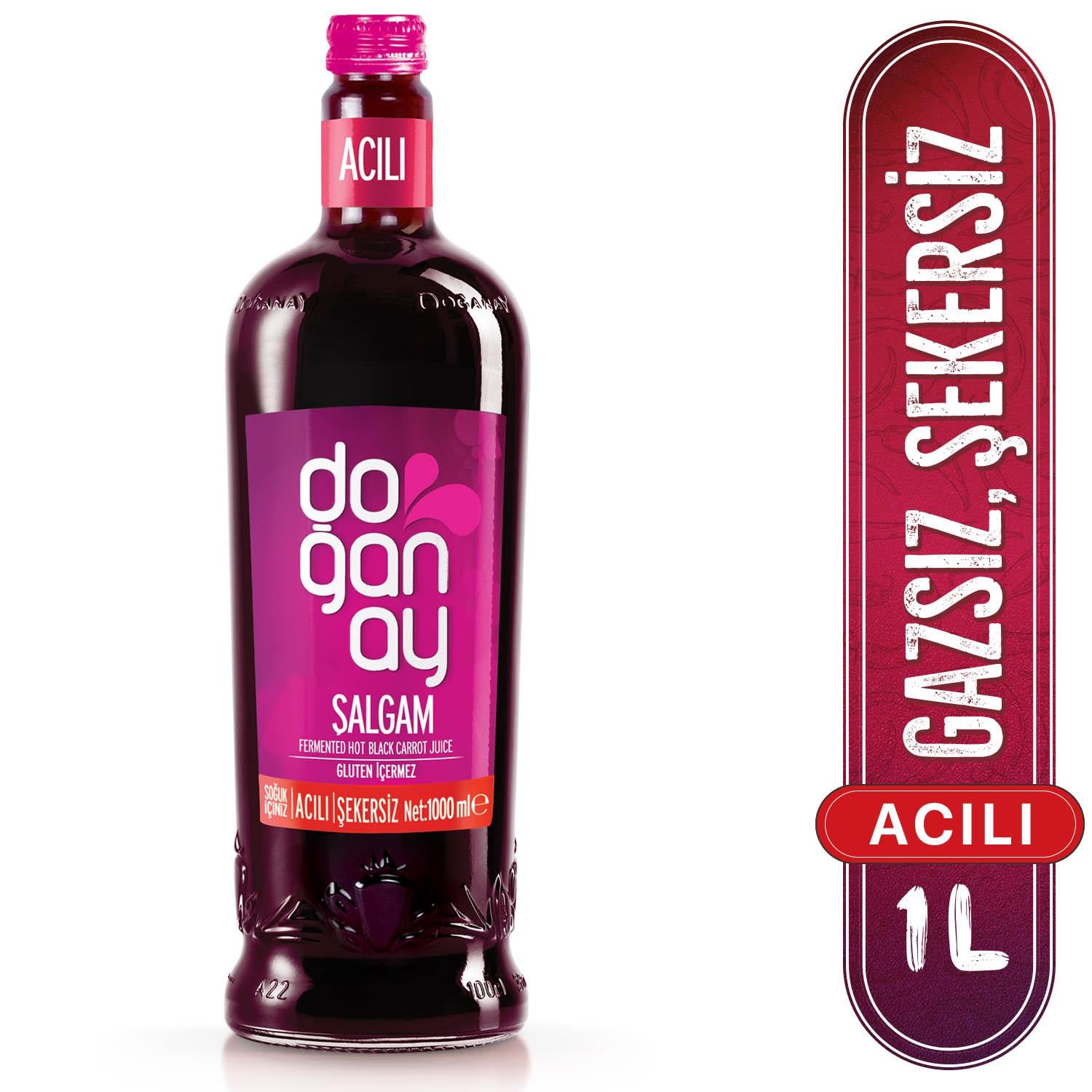 Doğanay Acılı Şalgam Suyu Cam 1 Lt