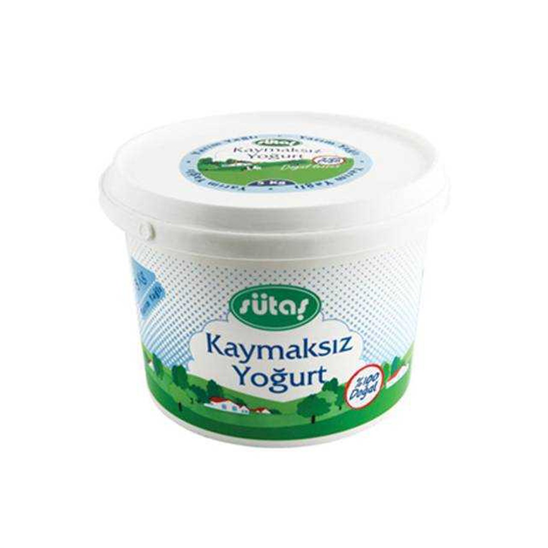 Sütaş Yarım Yağlı Yoğurt 5 Kg