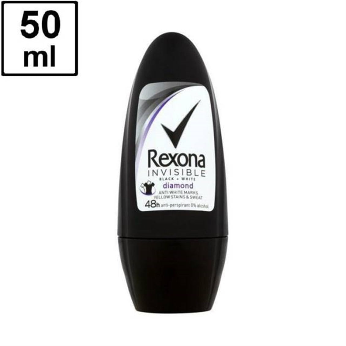 Rexona Invisible Black & White Kadın Roll-On 50 Ml