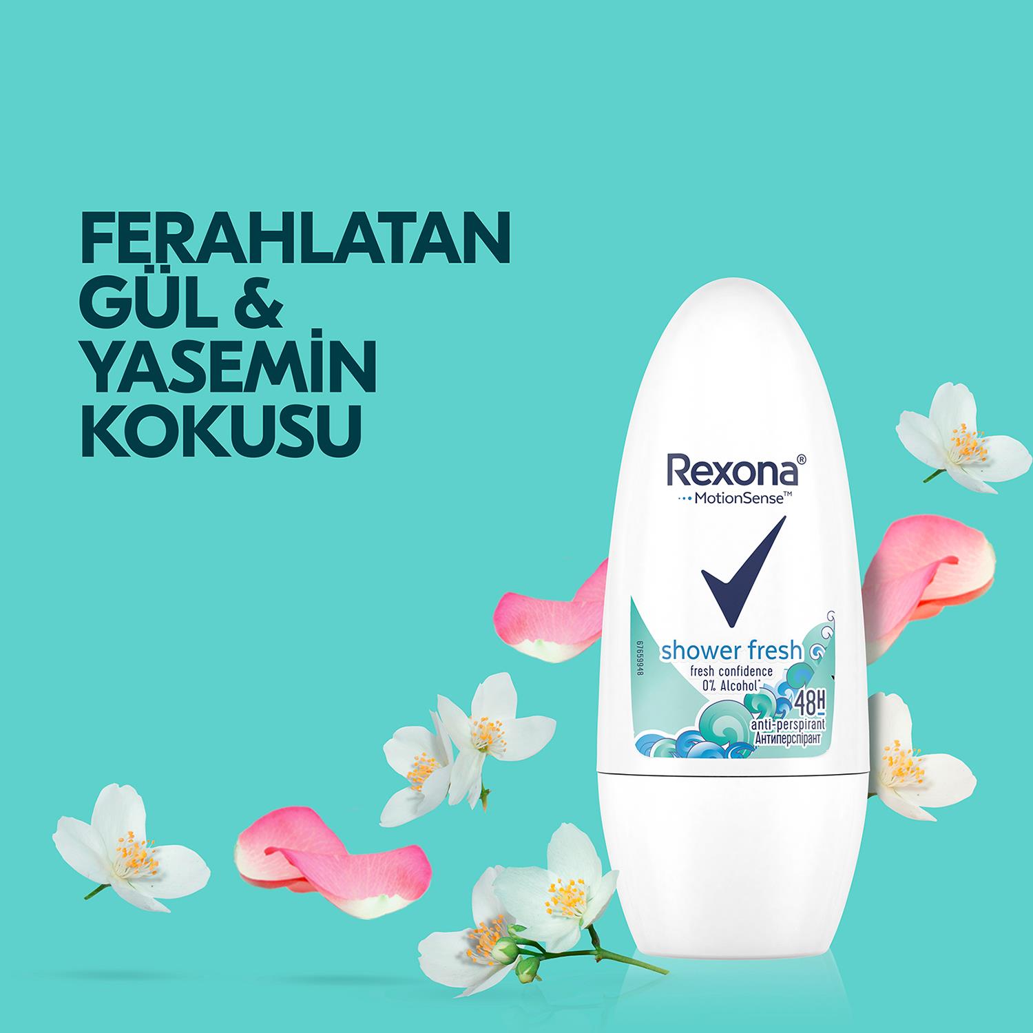 Rexona Shower Fresh Kadın Roll-On Deodorant 50 ml