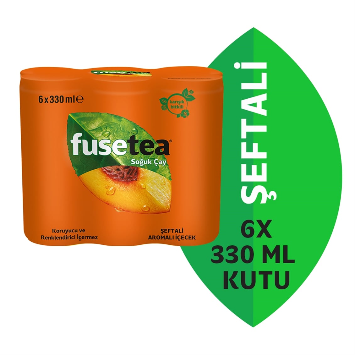 Fuse Tea Şeftali 6x330 ml