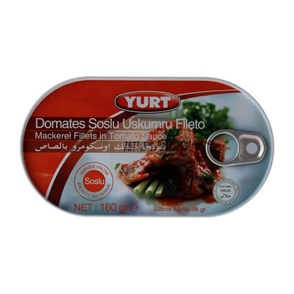 Yurt Soslu Uskumru Fileto 160 Gr