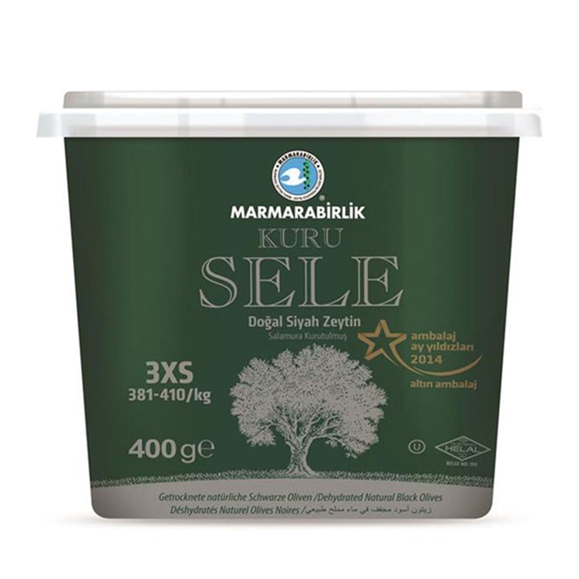 Marmara Birlik Kuru Sele Zeytin 400 Gr