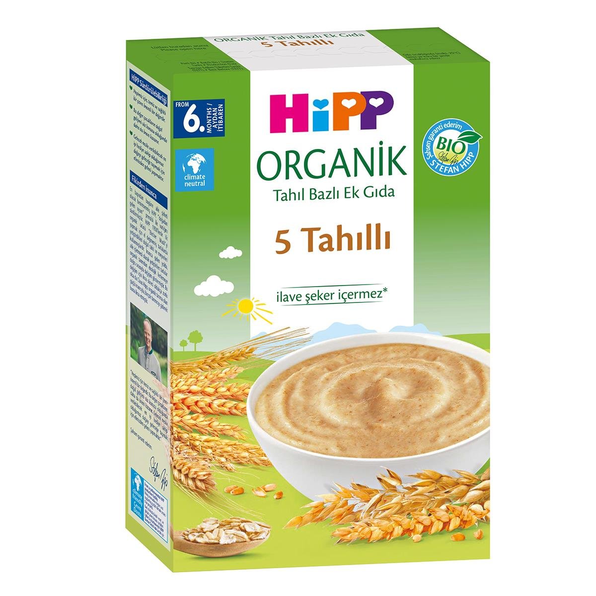 Hipp Organik 5 Tahıllı Kaşık Maması 200 gr