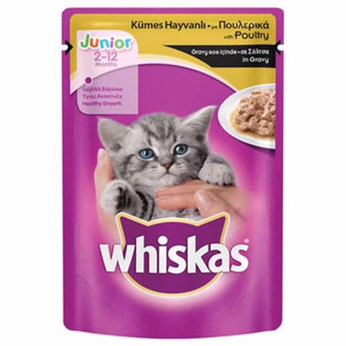 Whiskas Pouch Yavru Tavuklu 100 Gr