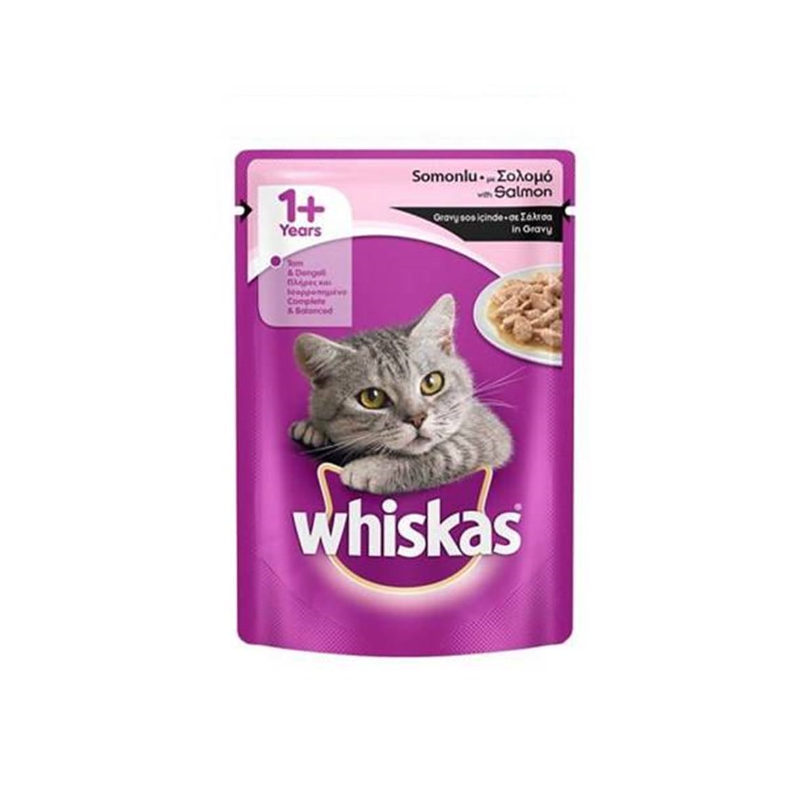 Whiskas Pouch Somonlu 100 Gr