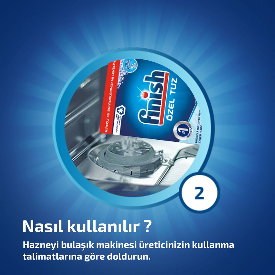 Finish Bulaşık Makinesi Tuzu 1500 gr