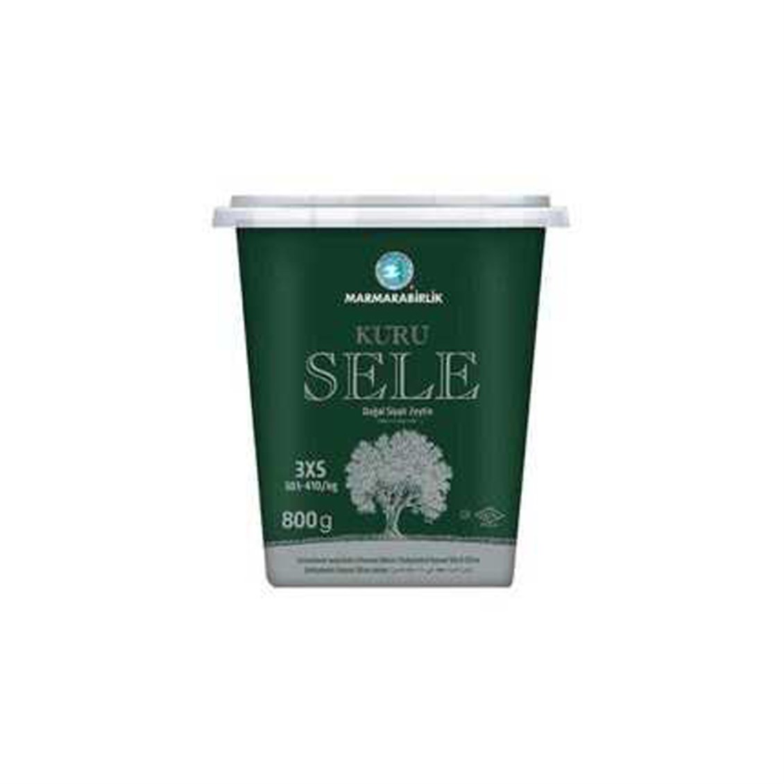 Marmara Birlik Kuru Sele Zeytin 800Gr(381-410)