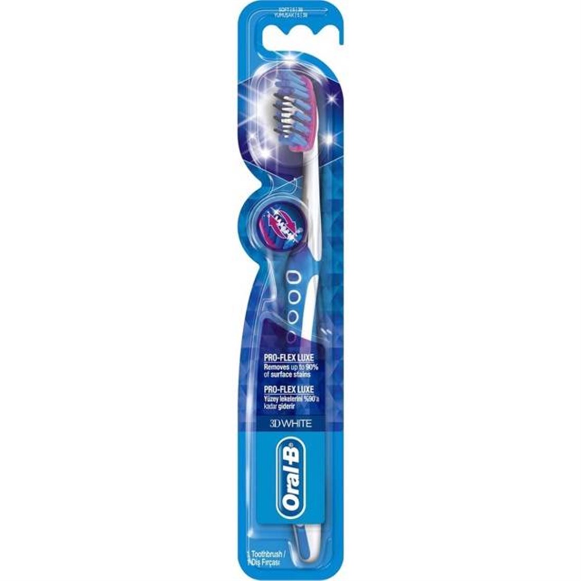 Oral-B Diş Fırçası Pro-Flex 3 Boyutlu Beyazlık Luxe 38 Yumuşak