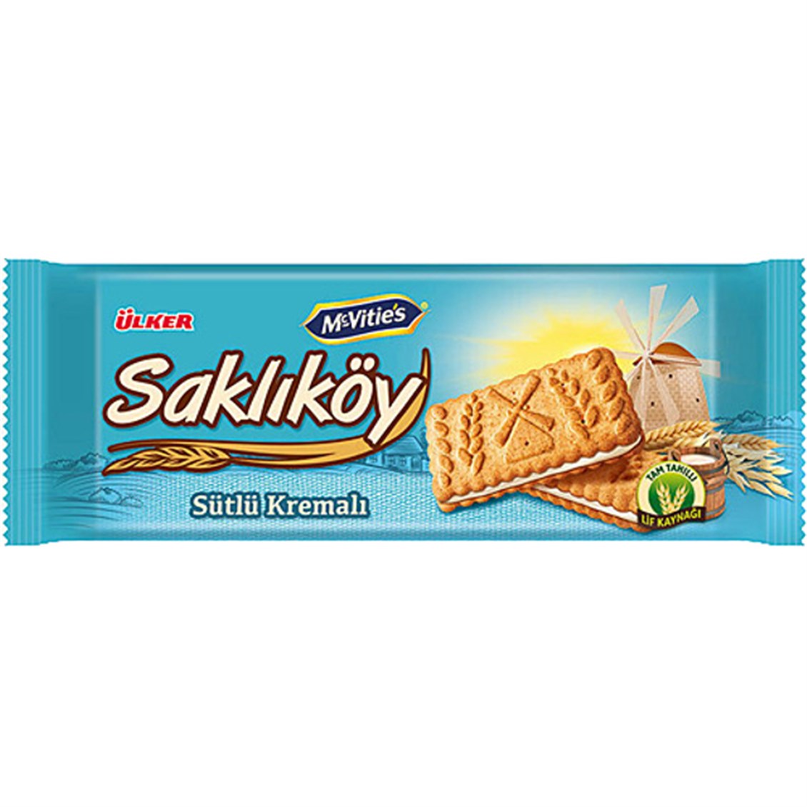 Ülker Saklıköy Sütlü Kremalı Bisküvi 100 Gr
