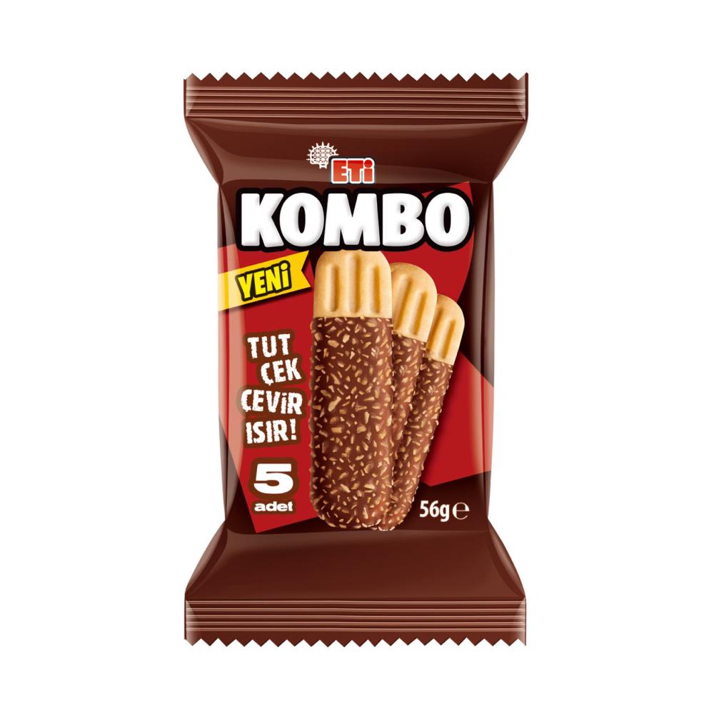 Eti Kombo Çikolata Kaplı  Bisküvi 56 gr