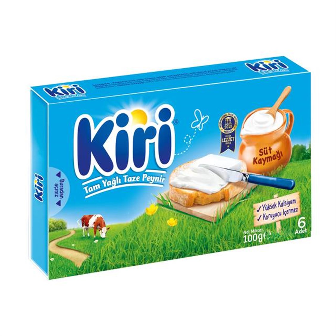 Kiri Tam Yağlı Taze Peynir 6lı 100 gr