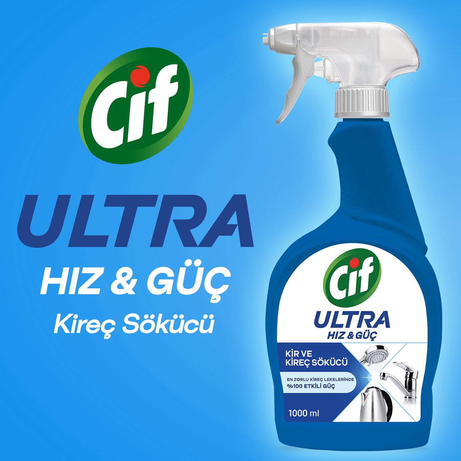 Cif Ultra Hız Sprey 1000 ml Banyo