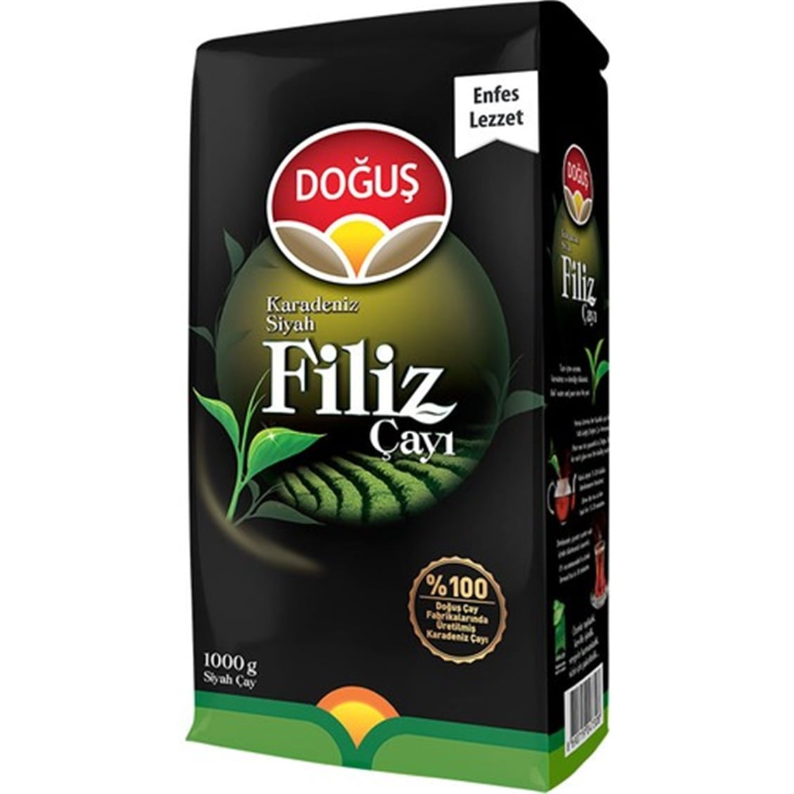 Dogus Cay Sıyah Fılız 1000 Gr Bardak Hed
