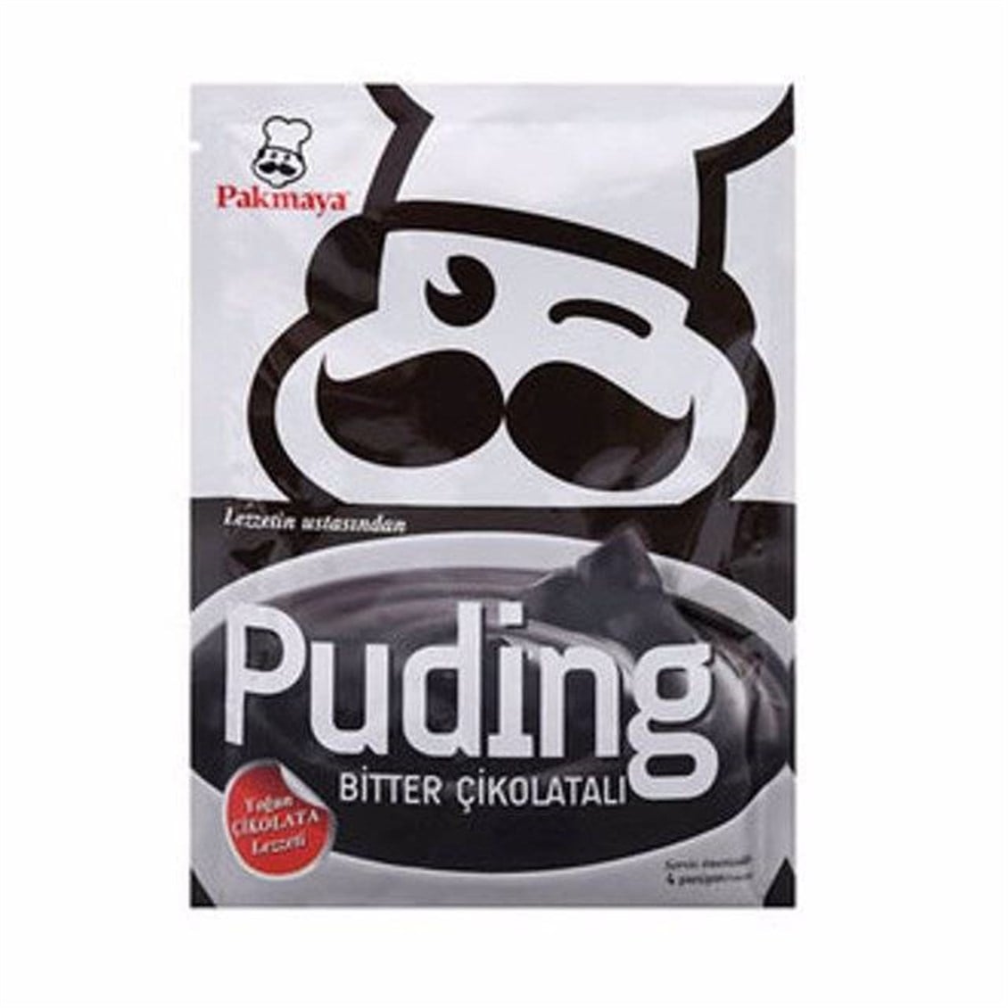 Pakmaya Bitter Çikolatalı Puding 115 Gr