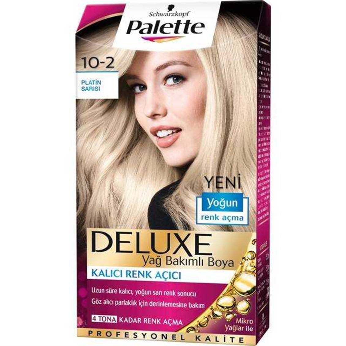 Palette Deluxe 10-2 PLATİN SARISI