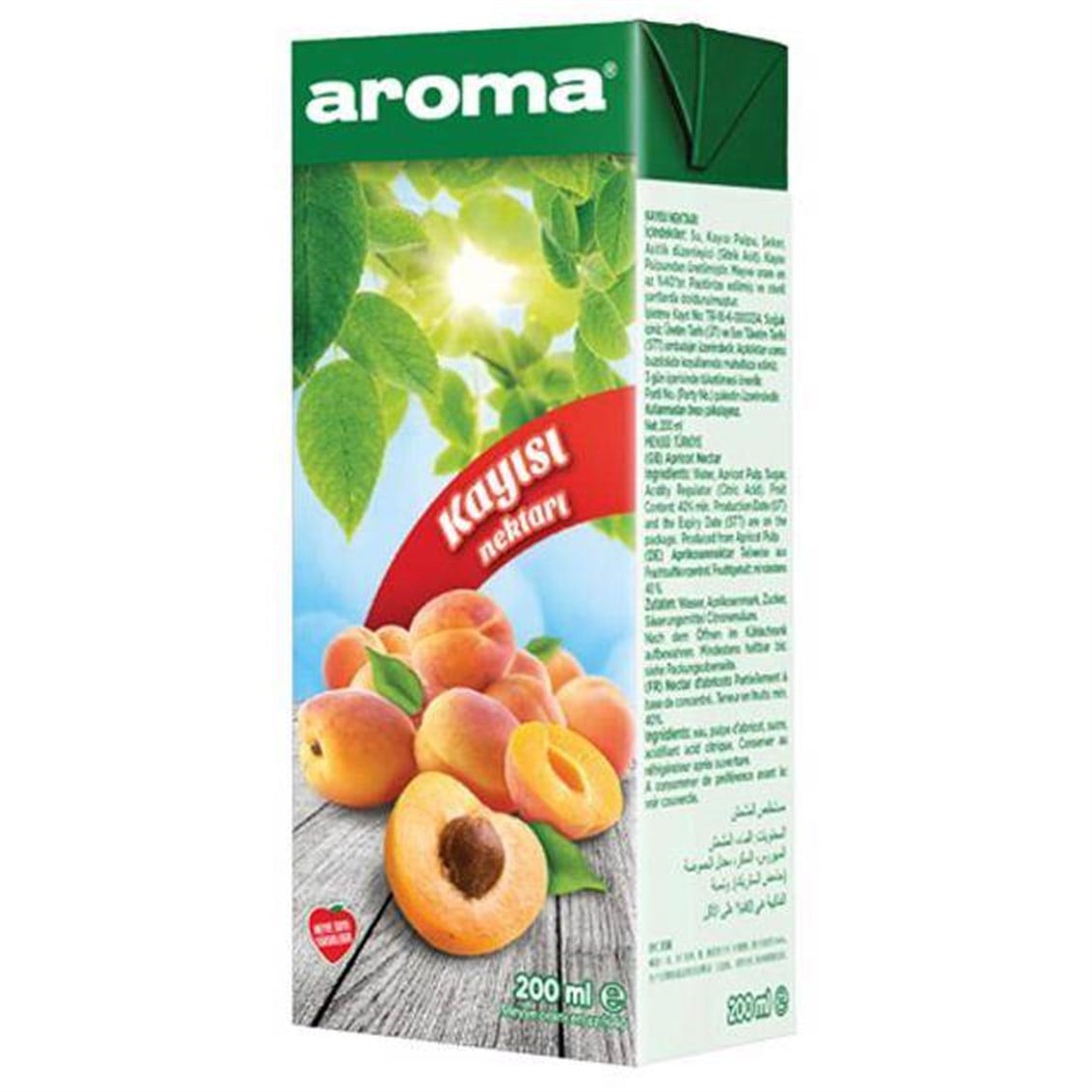 Aroma Kayısı Meyve Suyu 200 ml