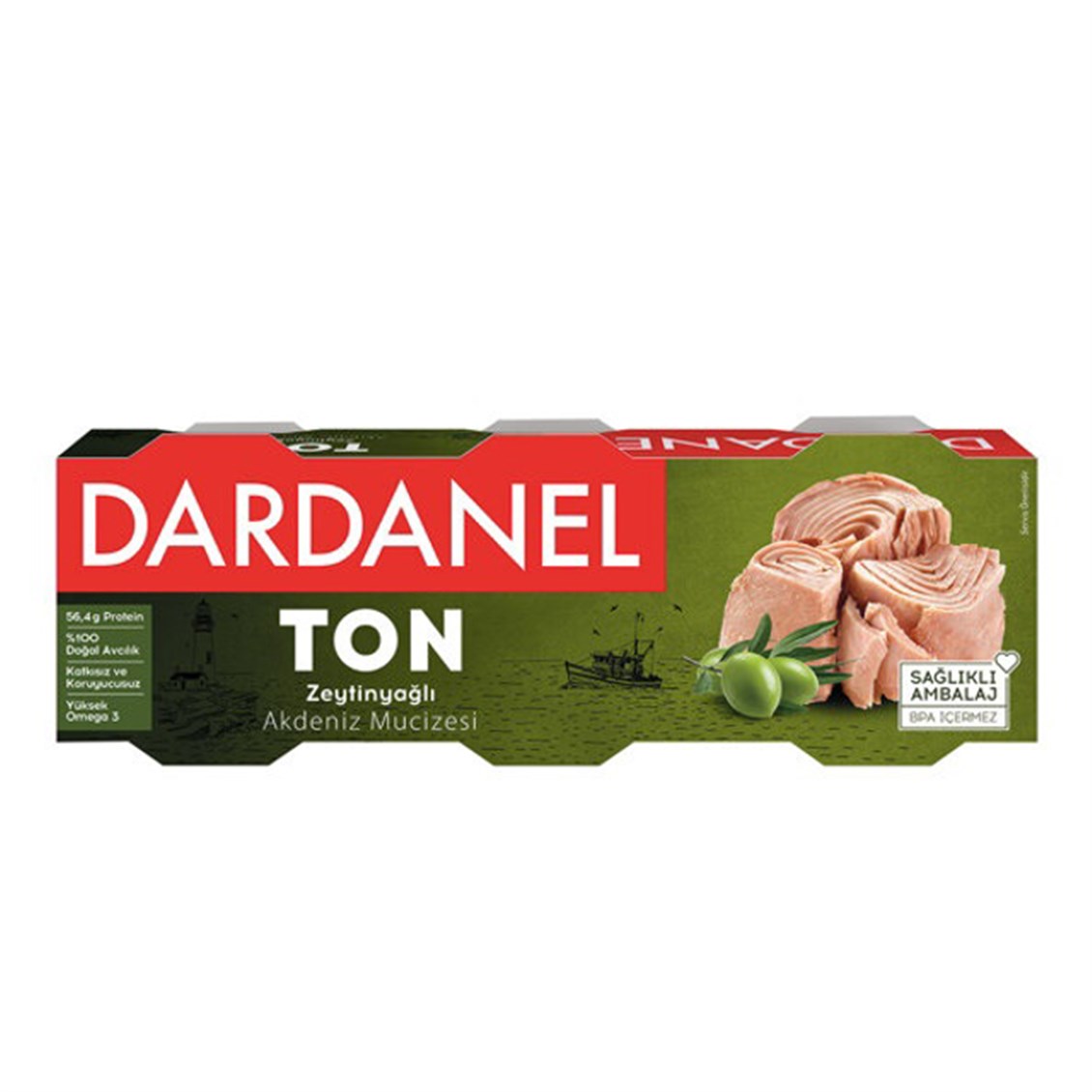 Dardanel Ton Zeytinyağlı 3x75 gr