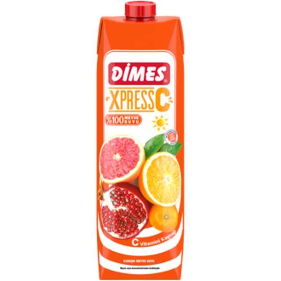 Dimes Xpress C %100 Karışık Meyve Suyu 1 Lt