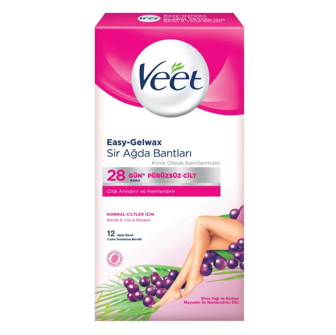 Veet Ağda Bandı Normal 12'li