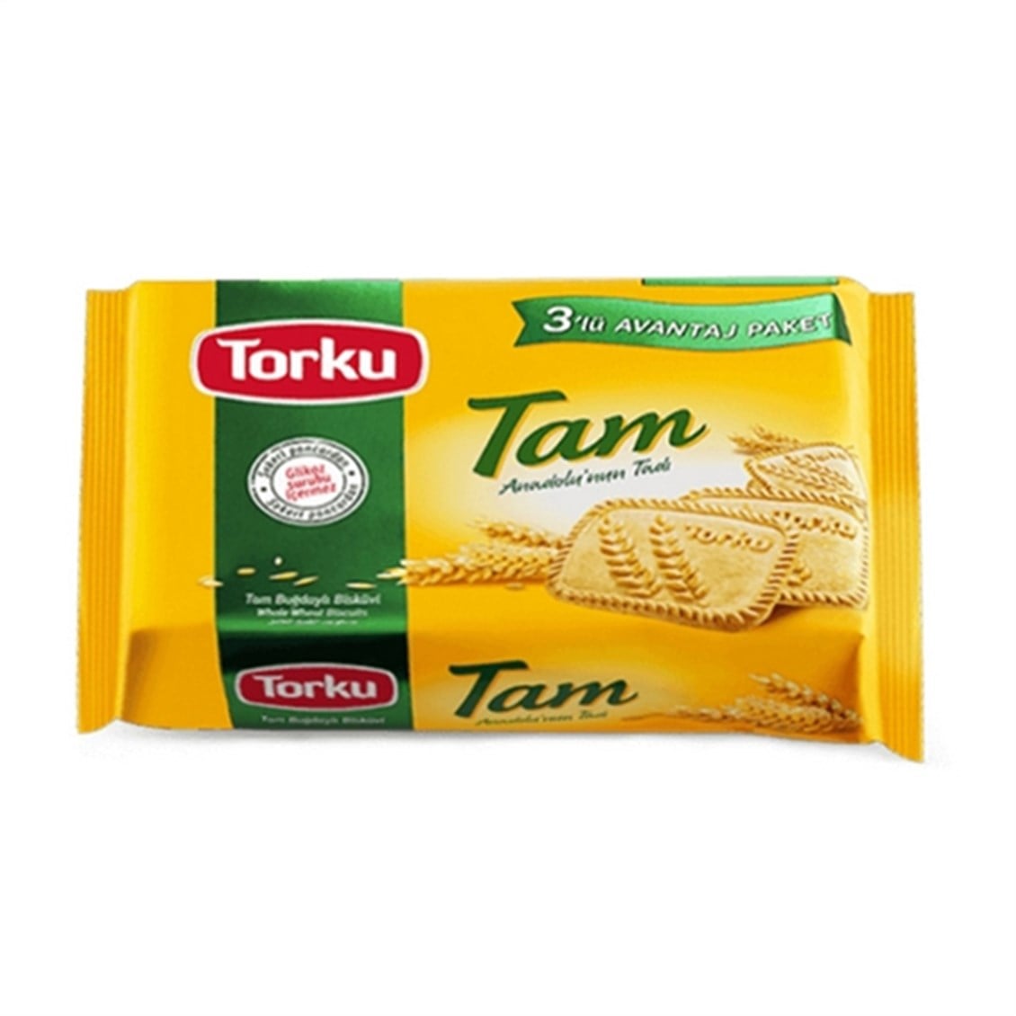 Torku Tam Buğdaylı Bisküvi 3'lü 393 Gr
