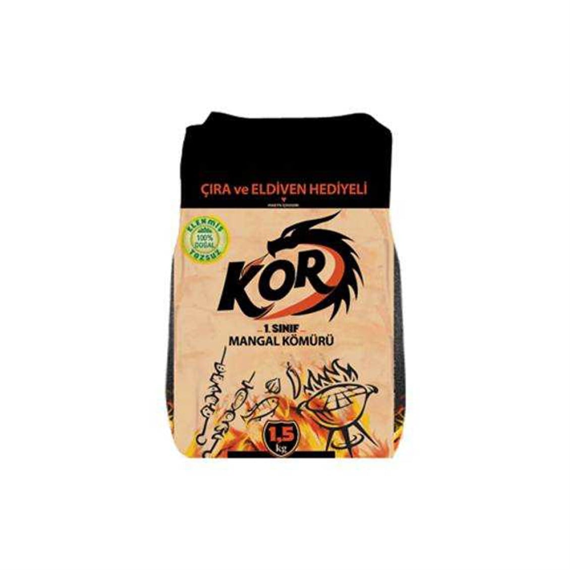 Kor Mangal Kömürü 1.5 Kg