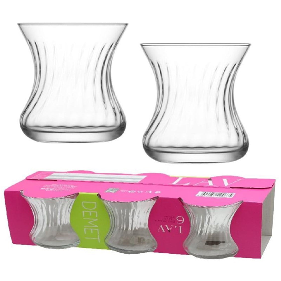 Lav Demet 6'lı Çay Bardağı 303