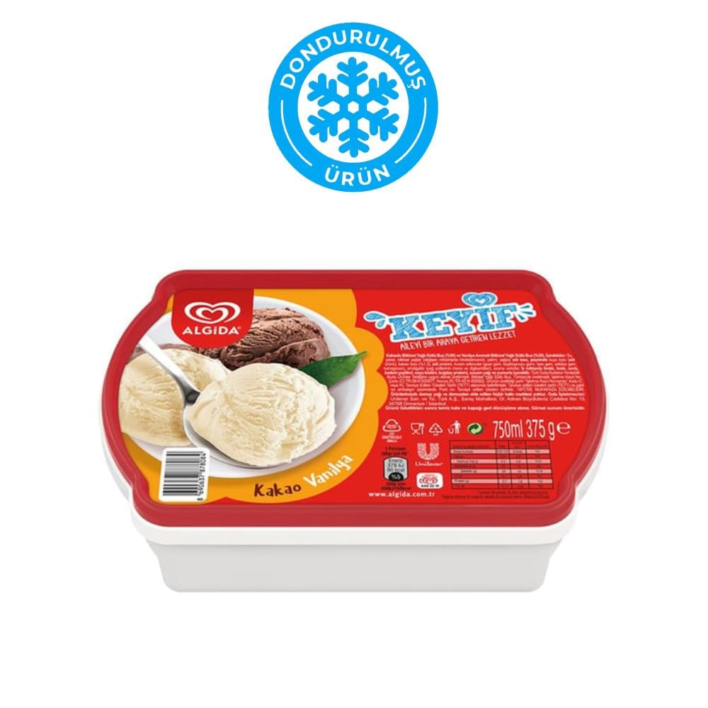Algida Keyif Kakao - Vanilya 750 ml