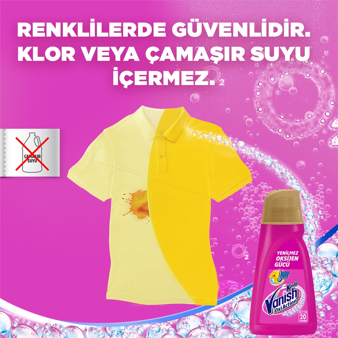 Vanish Kosla Oxi Action gold Sıvı Leke Çıkarıcı 2000 ml