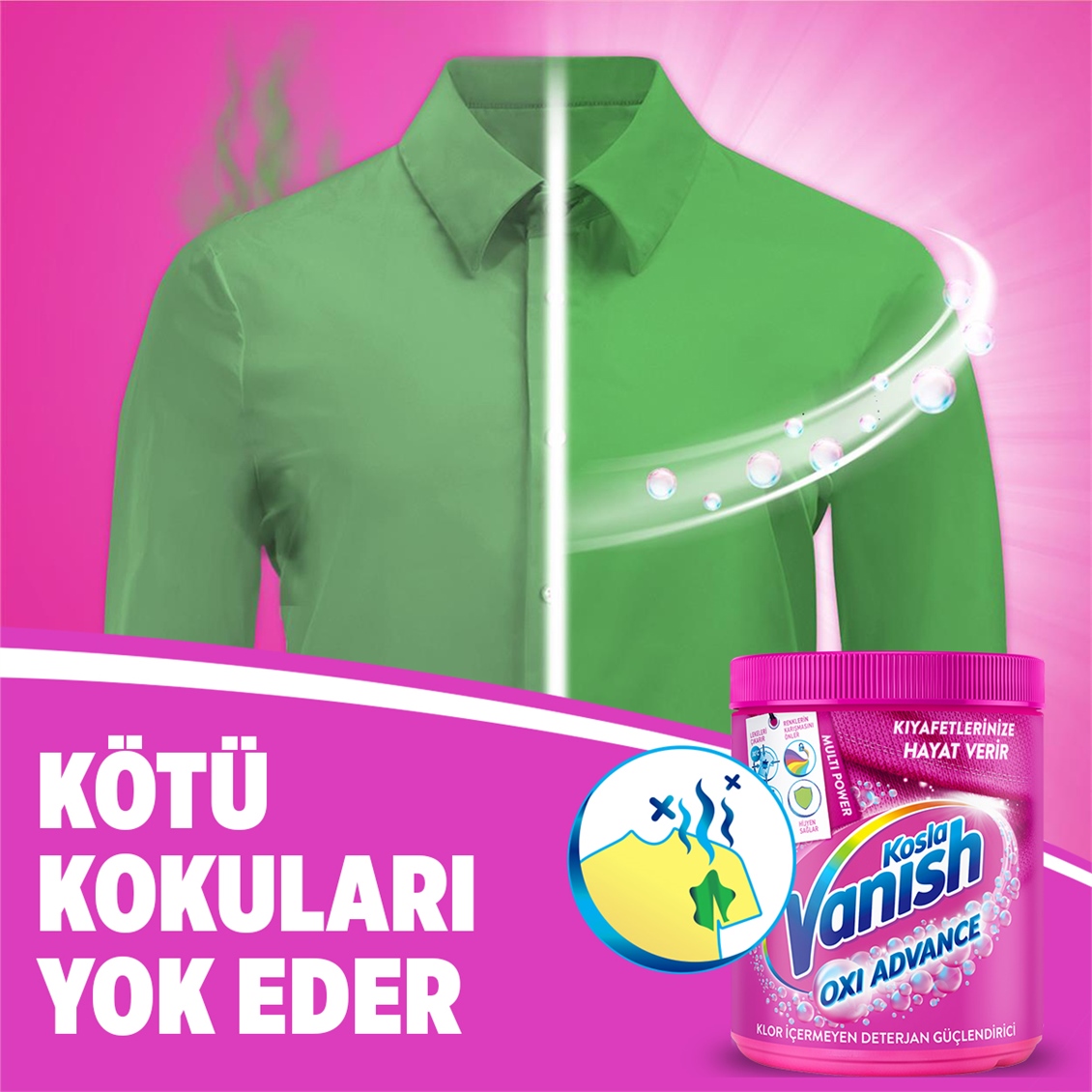 Vanish Multipower Leke Çıkarıcı & Deterjan güçlendirici Toz 400 gr