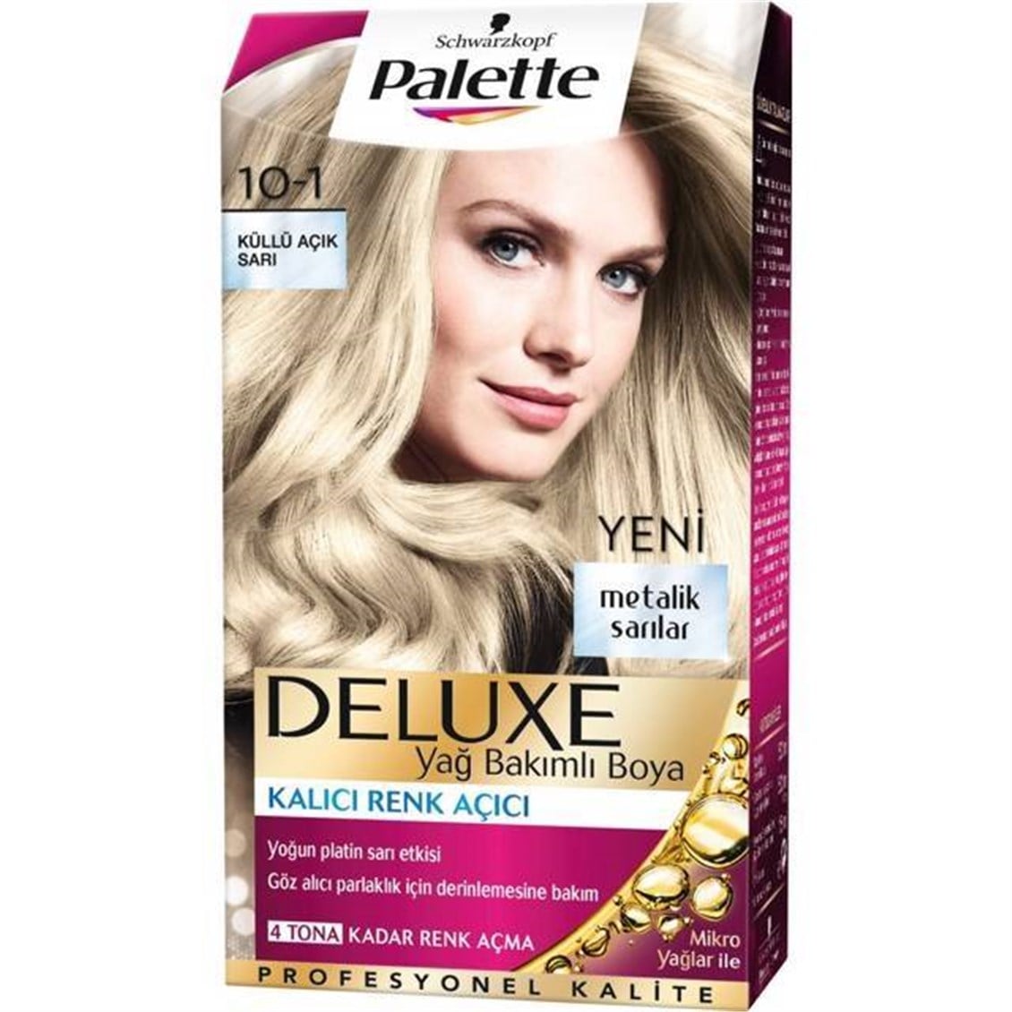Palette Deluxe 10-1 Küllü Açık Sarı Saç Boyası