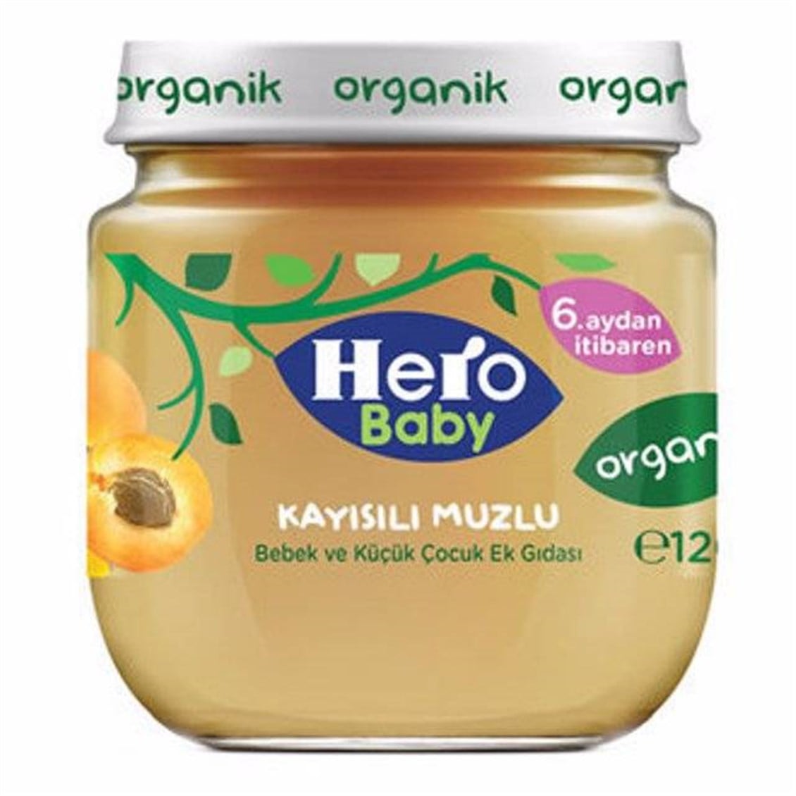 Hero Baby Organik Kayısı Muz 120 Gr