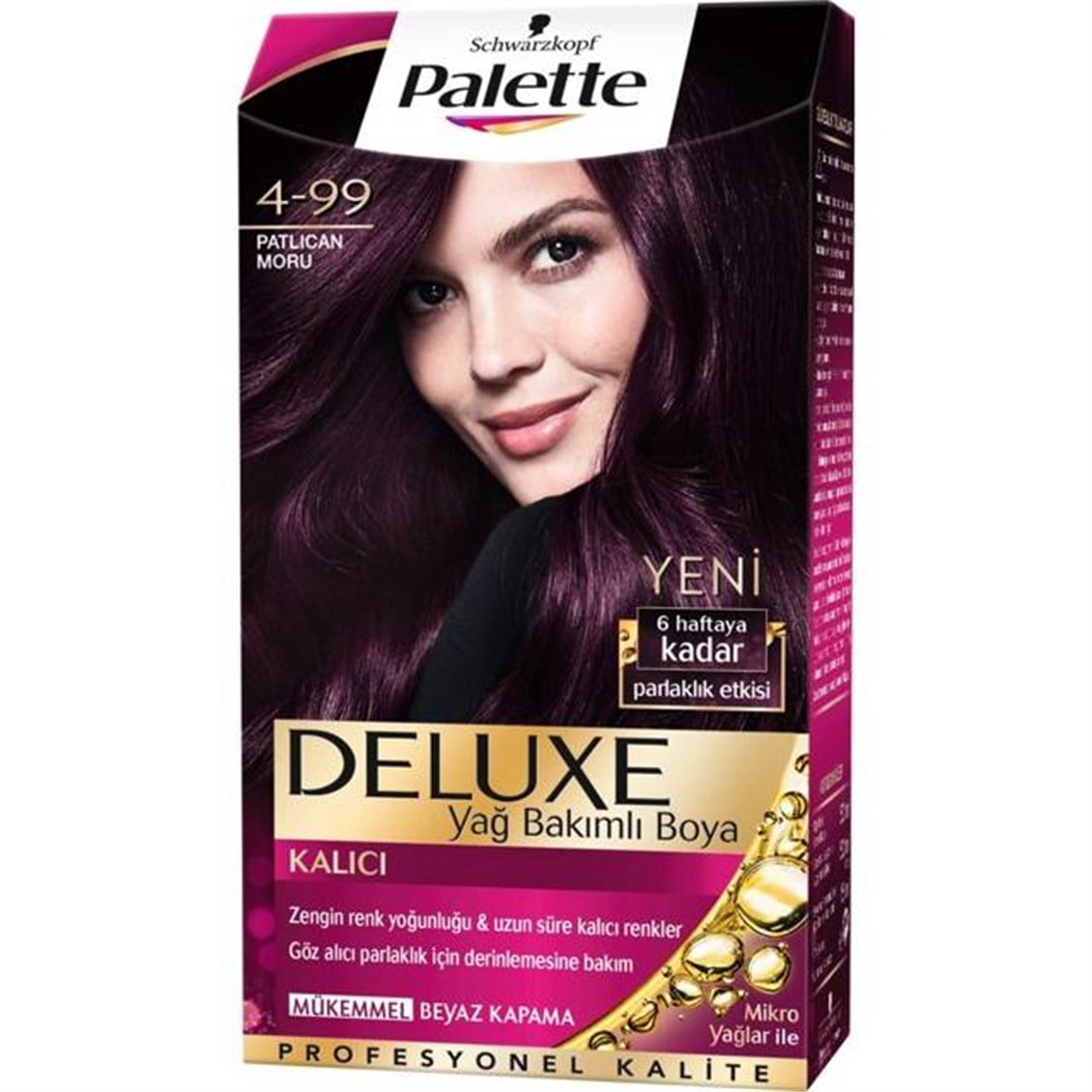 Palette Deluxe Patlıcan Moru 4-99 Saç Boyası